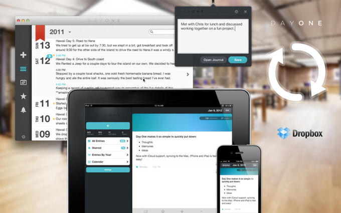 最強の日記アプリ「Day One」iOSアプリが60%オフ、Macアプリが50%オフ！