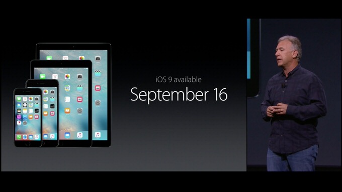 「iOS 9」は9月16日よりダウンロード開始と発表！