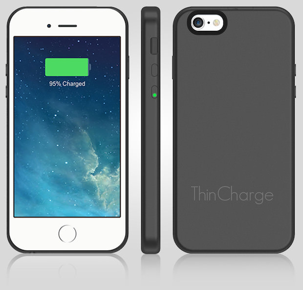 モバイルバッテリーにさようなら！超薄型のバッテリー内蔵iPhone 6/6s対応ケース「ThinCharge」