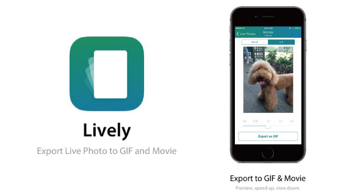 動画へも対応！iPhone 6sの「Live Photos」をGIFや動画に変換することができるアプリ「Lively」