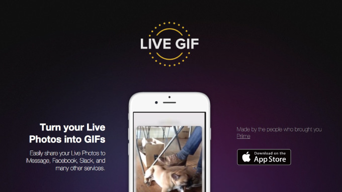やっぱり出た！iPhone 6sで撮影した「Live Photos」をGIFに変換できるアプリ