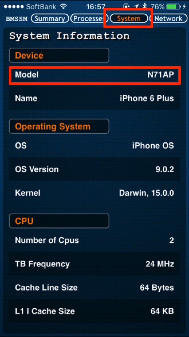 Ipone6s battery cpu