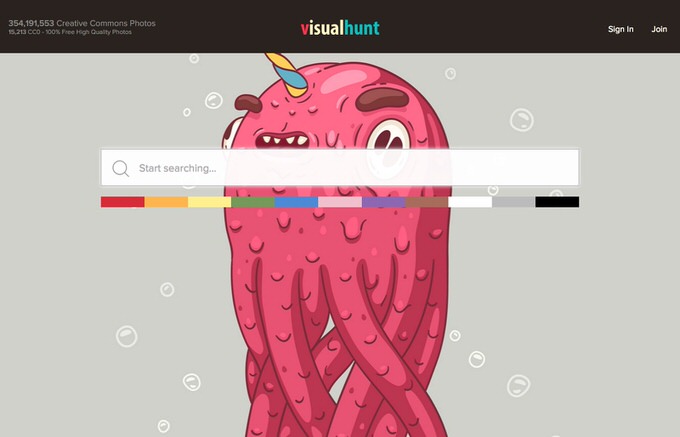 圧倒的な枚数！CC0の写真検索サイト「Visual Hunt」