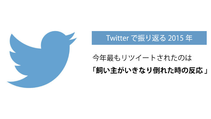 Twitter「2015年最もリツイートされたツイートランキング」や「Twitterで振り返る2015年」を公開