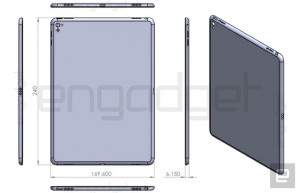 iPad Air 3の図面画像が流出?!まるで小型化されたiPad Pro?