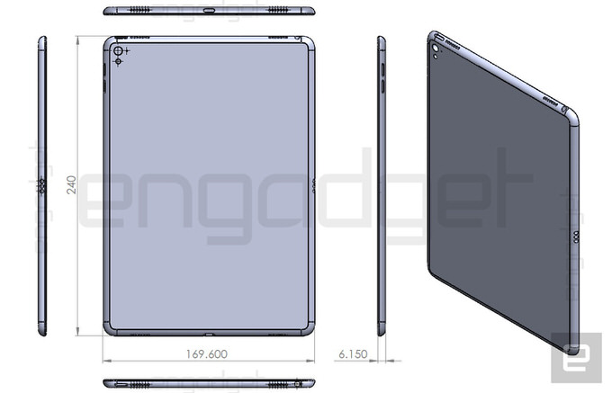 iPad Air 3の図面画像が流出？！まるで小型化されたiPad Pro？