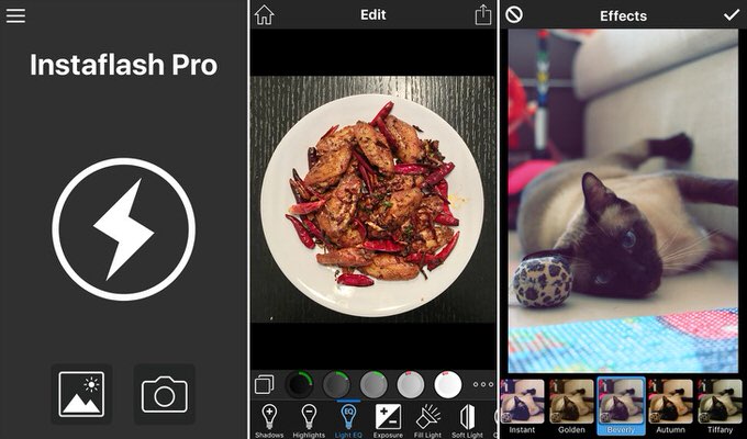 【600円→無料】人気写真編集アプリ「Instaflash Pro」がセール中