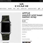 COACH、Apple Watchのバンドを発売!価格は125ドル〜