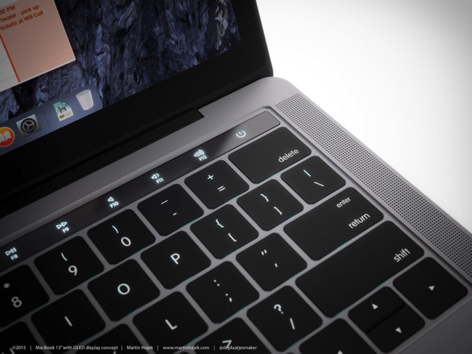 新型「MacBook Pro」は有機ELディスプレイ搭載、電源ボタンにTouch IDを追加？