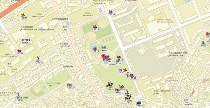 ポケモンGO、ポケモンを探す「Pokevision」などが利用不可に → 東京限定の新しいツールが登場