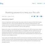Dropbox、約6800万件のアカウント情報が流出 パスワード変更を推奨
