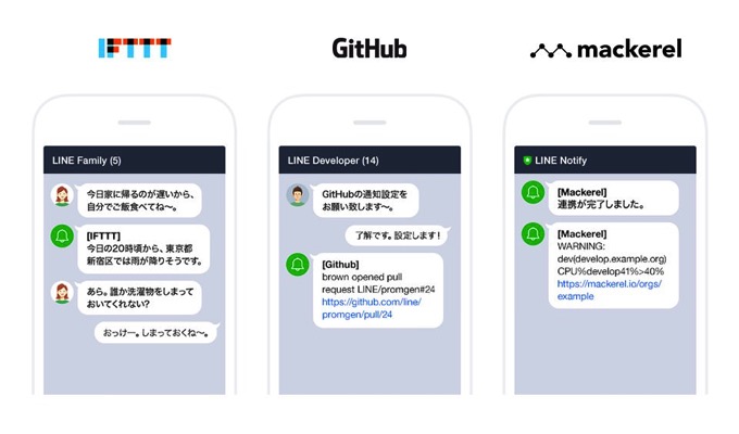 LINEで様々なサービスからの通知が受け取れる「LINE Notify」 ―― ブログやTwitterの更新などをLINEで！