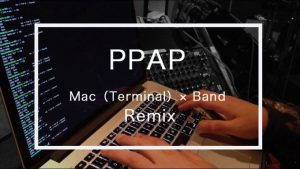 カッコいい!「MacのSayコマンドを使ってPPAPを演奏してみた」動画が凄い