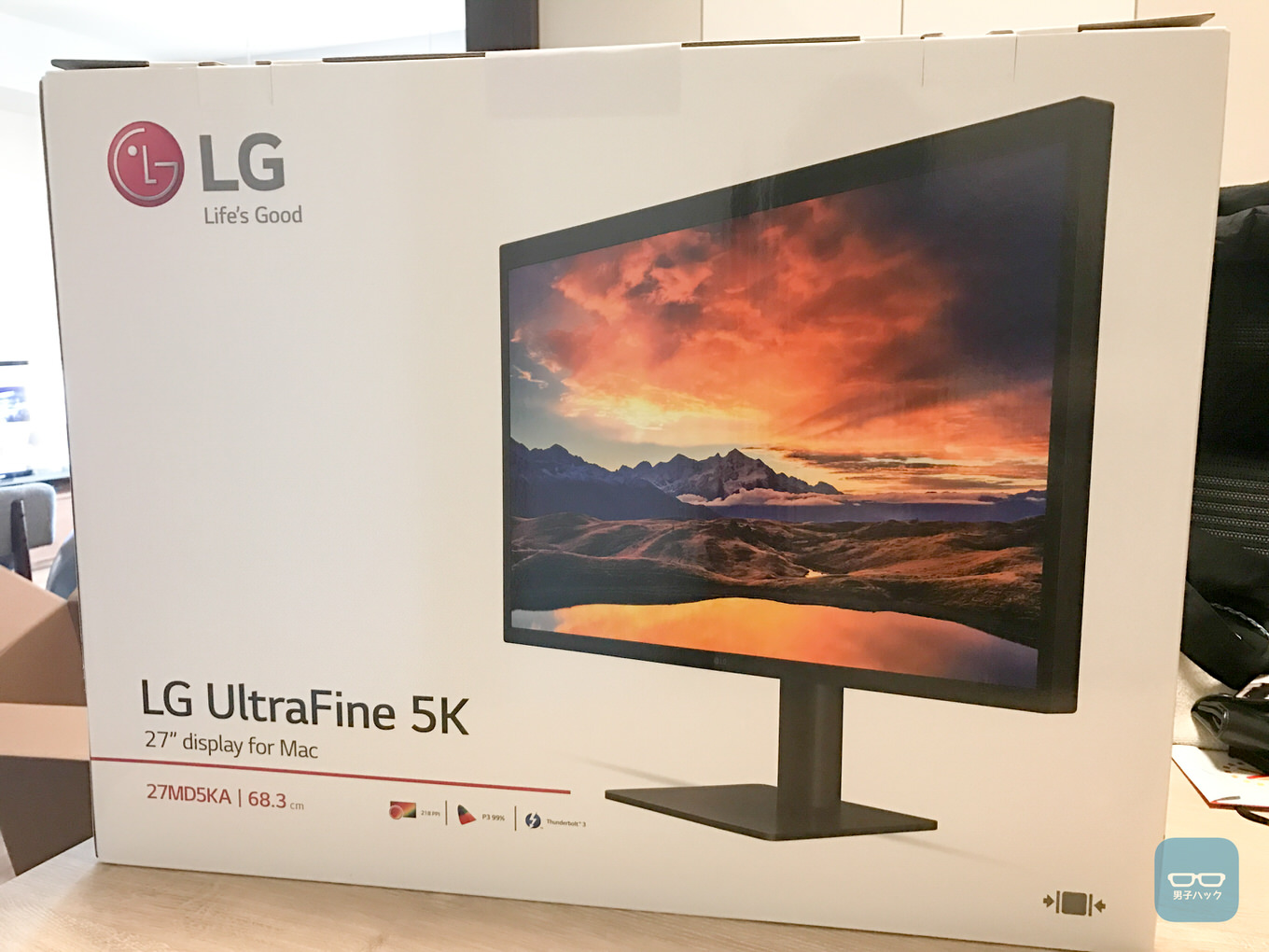 【レビュー】Apple最高峰ディスプレイ「LG UltraFine 5K Display」が到着！発色良くて感動した