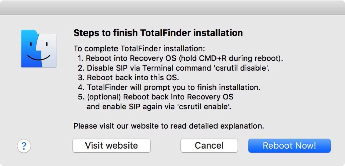 Mac app total finder sip 4