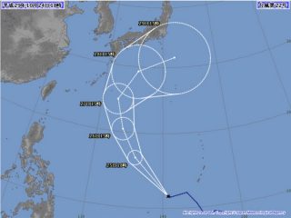 台風22号「サオラー」発生、28日〜29日に関東に直撃する可能性も 気象庁