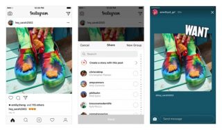 Instagram、待望のリポスト機能を追加！他ユーザーの投稿をストーリーズに投稿可能に