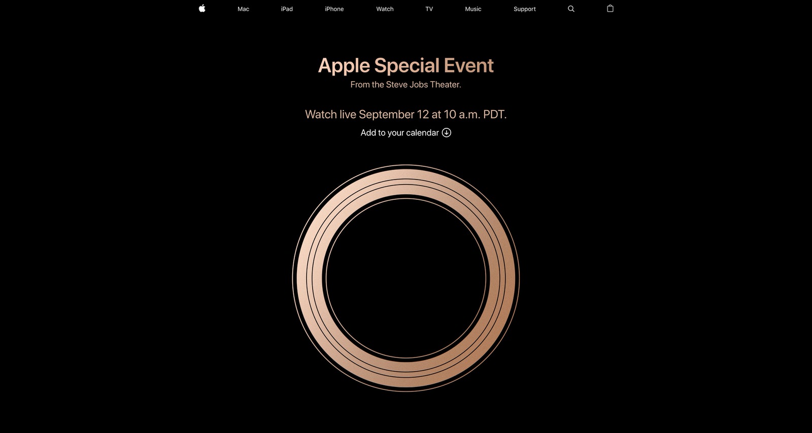 Apple、9月13日にスペシャルイベント開催！「iPhone XS」(仮)など発表へ