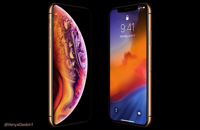 「iPhone XS」ゴールドはこうなる？リーク画像から作成したコンセプト