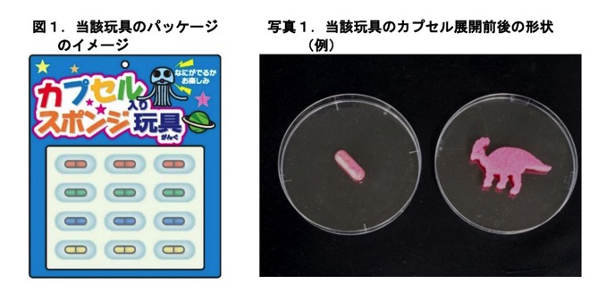 「100円均一で購入した水で膨らむ玩具が幼児の体内に入る事故」消費者庁が注意喚起、注意のポイントは？