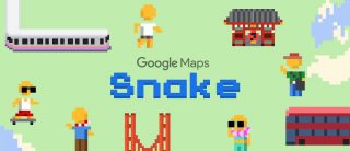 Googleマップ「ヘビゲーム」追加、世界中を舞台に懐かしのアーケードゲーム