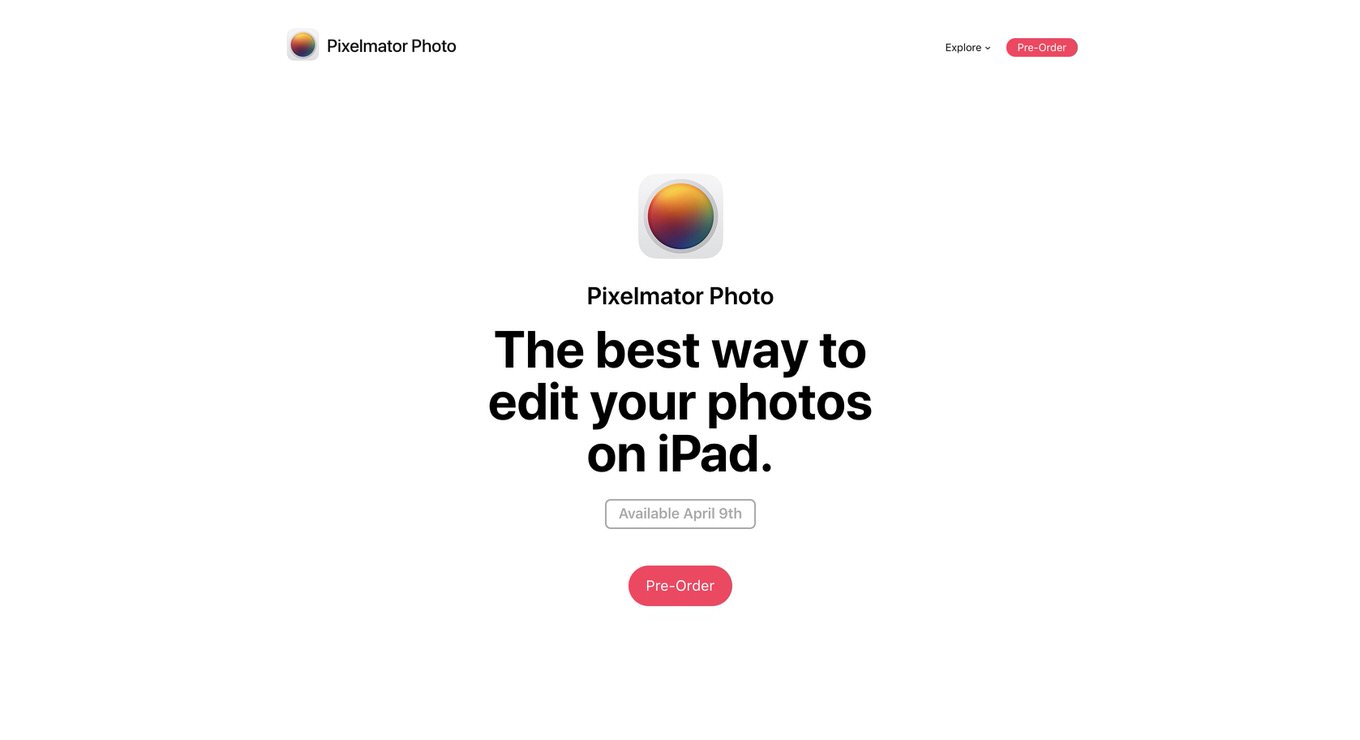 良さそうな予感！iPad専用設計の写真編集アプリ「Pixelmator Photo」登場、RAW対応で非破壊編集