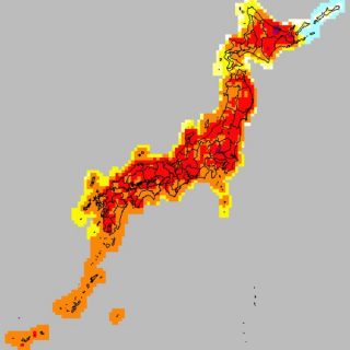 「極めて危険な暑さ」25日の最高気温 東京は32℃、北海道北見や福島は36℃を超える予想