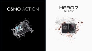 【比較】「Osmo Action」「GoPro HERO7 Black」スペック比較表、比較動画