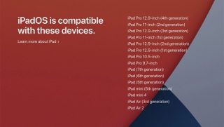 「iPadOS 14」対応製品リストを公開、iPadOS 13と変わらず