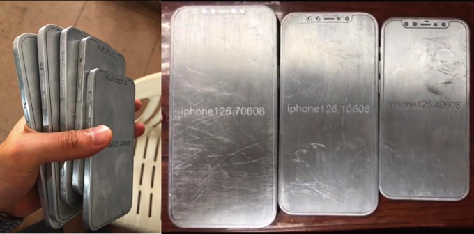 iPhone 12の金型がリーク、5.4インチは「旧 iPhone SE」並のサイズになるかも