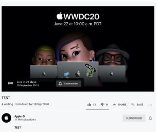 Appleがお漏らし、9月10日にライブストリーミングでイベントを開催？