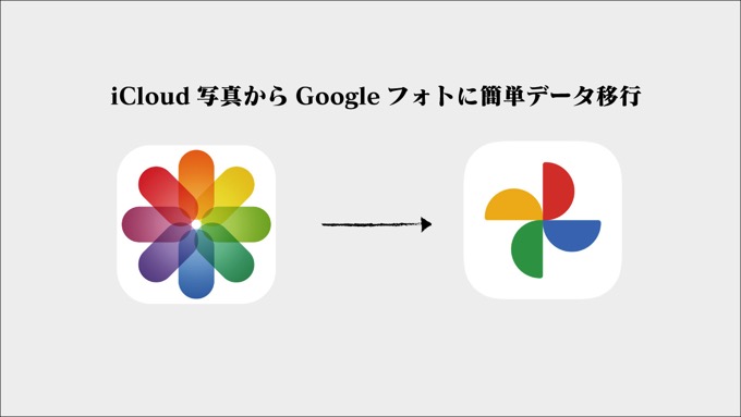 iCloud写真からGoogleフォトに写真や動画データを転送する方法