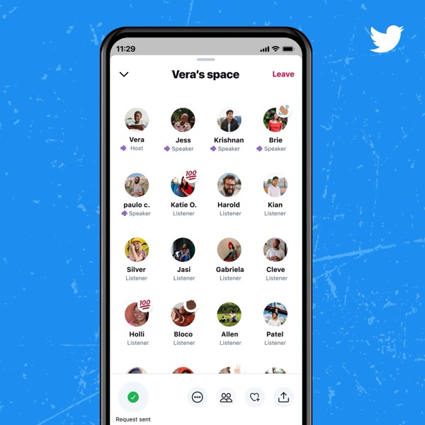 Twitter、音声配信「スペース」を正式公開。フォロワー600人以上のユーザー限定