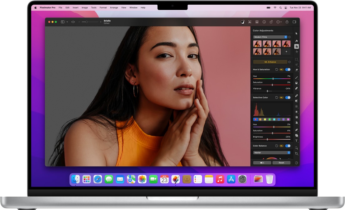 「Pixelmator Pro」がアップデート&半額セール、AIがワンクリックで背景除去