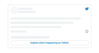 Twitterが削除されたツイートの埋め込み表示を変更、元ツイートが確認できない仕様に