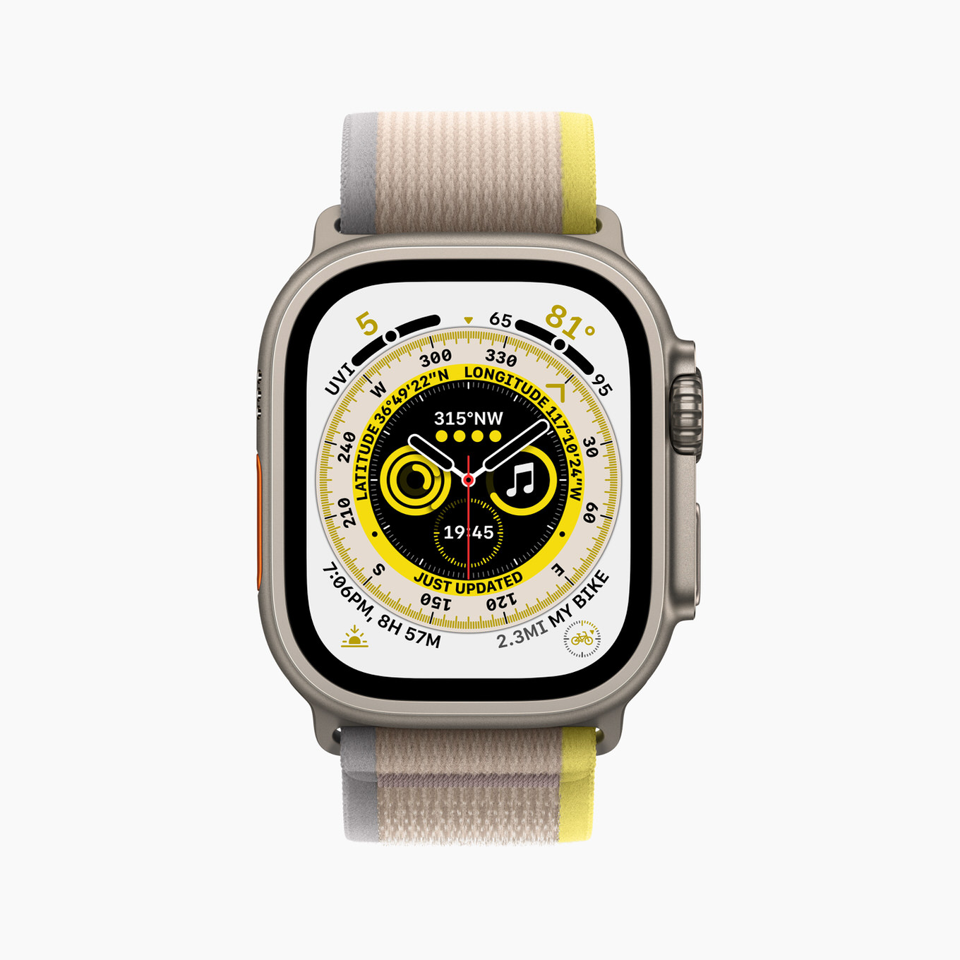 Apple-Watch-Ultra-Yellow-Beige-Trail-Loop-Wayfinder-face-220907
