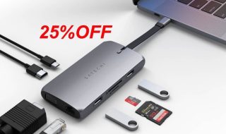 【Amazonタイムセール祭り】SatechiのUSB-Cハブなどが25%OFF