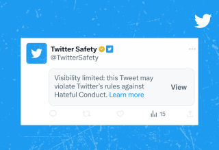 Twitter、シャドウBAN（表示制限）したツイートにラベル表示へ