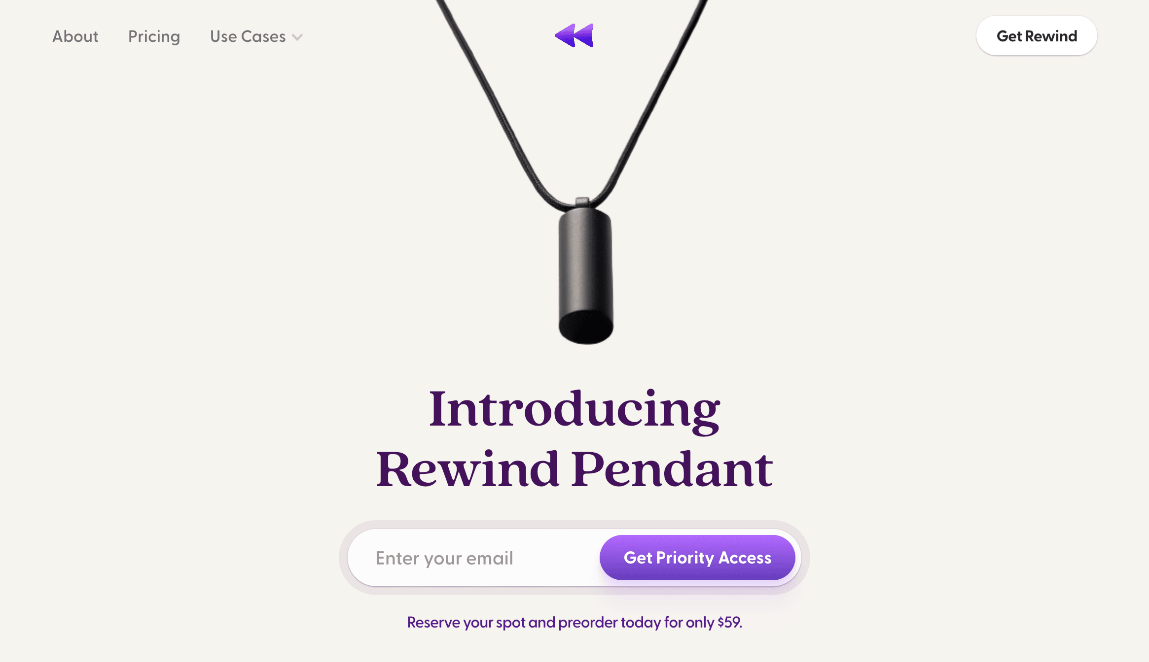 現実世界をすべて記録するウェアラブルAIデバイス「Rewind Pendant」が予約開始