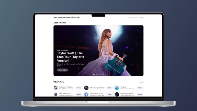 Apple Vision ProのApp Srtoreがウェブから閲覧可能に